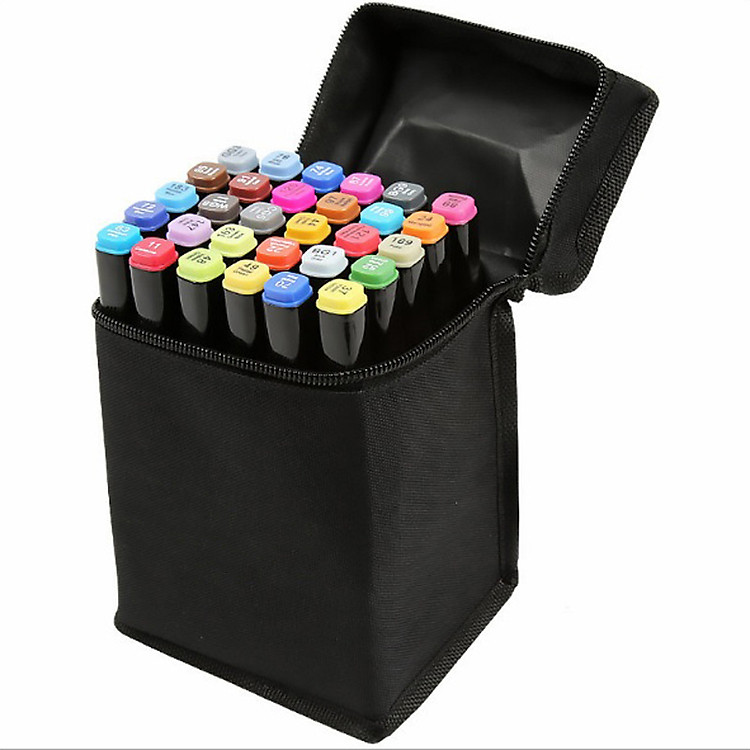 bút màu Touch Mark 30 màu đen cao cấp