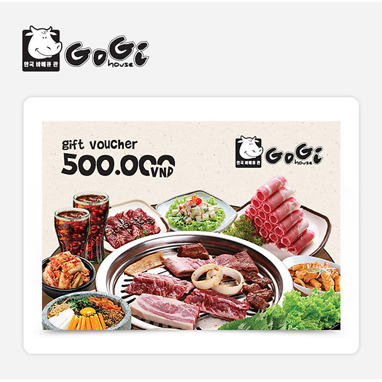 Giftpop - Phiếu Quà Tặng GoGi House 500K