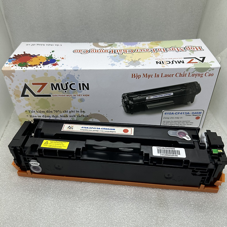 Hộp mực AZ CRG-046BK, 046C, 046Y, 046M dùng cho máy in Canon i-SENSYS MF735Cx, MF734Cdw, MF732Cdw, LBP654 - Hàng chính hãng