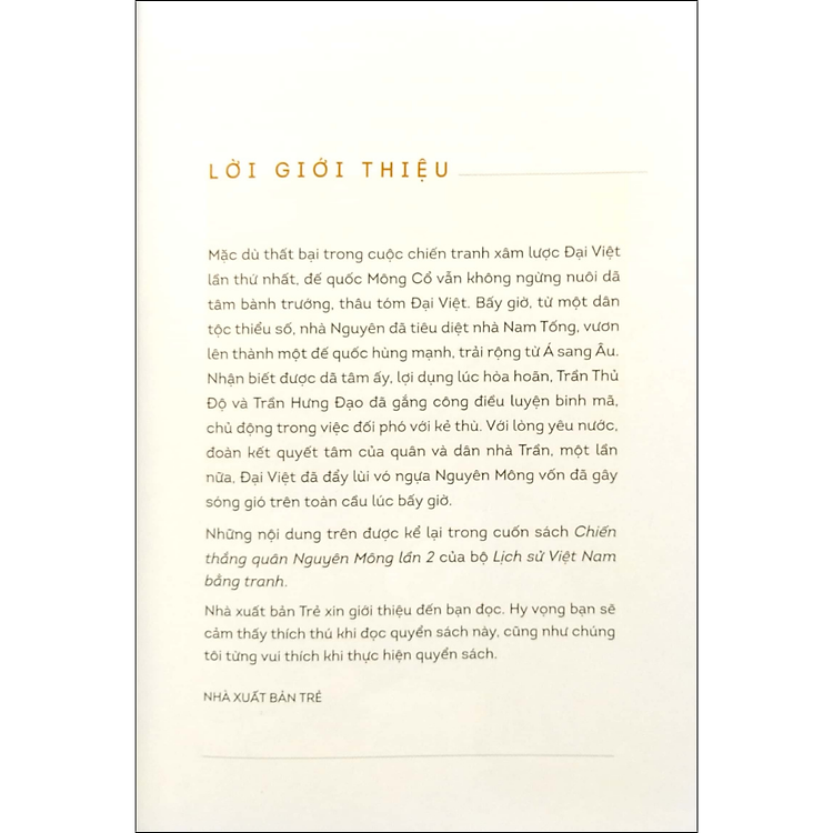 Lịch sử Việt Nam bằng tranh - Chiến thắng quân Nguyên Mông lần 2 (bản màu) - Ảnh 2