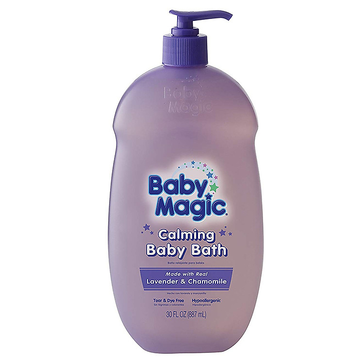 Dầu Tắm Gội Chung Baby Magic Hương Lavender Và Chamomile (887ml)