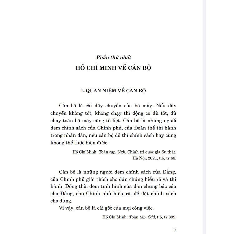 Hồ Chí Minh về cán bộ và công tác cán bộ - Ảnh 4