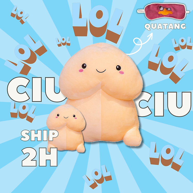 Tham Khảo tại ConCung: Gấu bông ciu ciu dễ thương 35cm - Nhận ngay nhiều ưu đãi