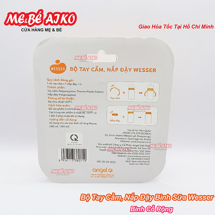 Mua BỘ TAY CẦM NẮP ĐẬY BÌNH WESSER Uy tín Ưu đãi - Hình ảnh 2