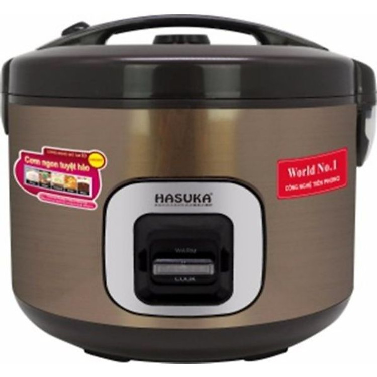 NỒI CƠM ĐIỆN 3.2L - LÒNG 1KG CERAMIC - Ủ 3D - HASUKA HSK 863 - HÀNG CHÍNH HÃNG