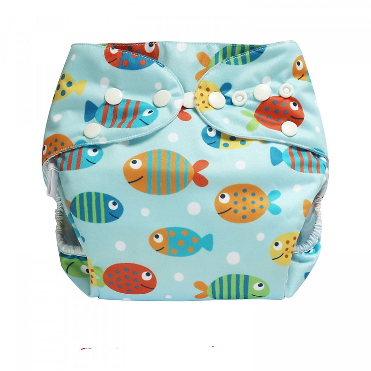 Bộ tã vải BabyCute ban Đêm Siêu chống tràn size S, M, L, XL, XXL - Giao mẫu ngẫu nhiên