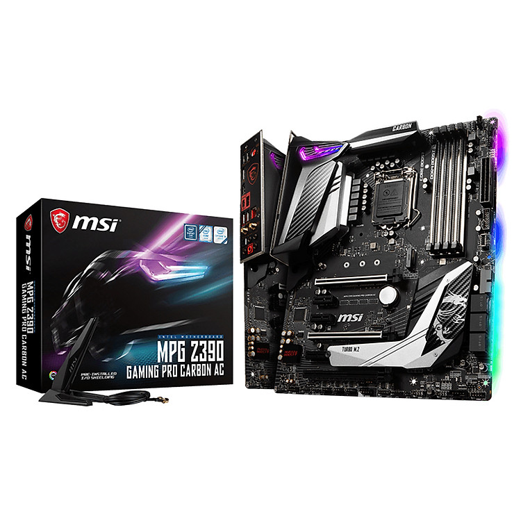 Bo Mạch Chủ Mainboard MSI MPG Z390 GAMING PRO CARBON AC Socket 1151 - Hàng Chính Hãng