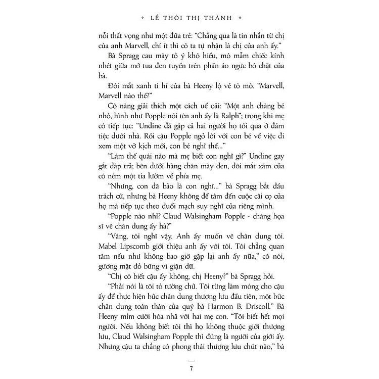 Lề Thói Thị Thành - Edith Wharton - Ảnh 4