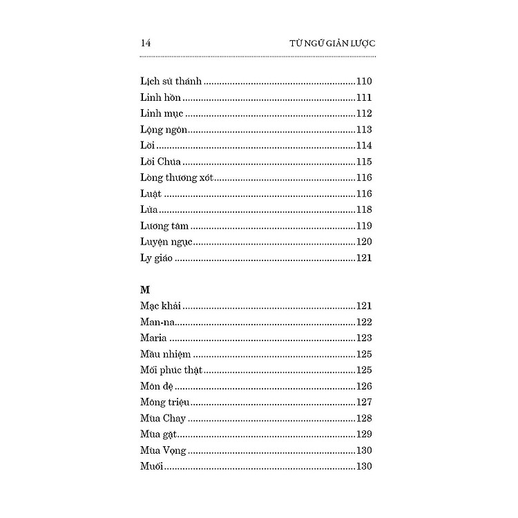 Từ Ngữ Giản Lược - Tìm Hiểu Đức Tin - Giáo Lý - Phụng Vụ - Ảnh 7