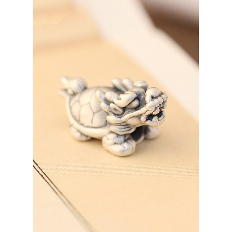 Charm bạc long quy xỏ ngang - Ngọc Quý Gemstones