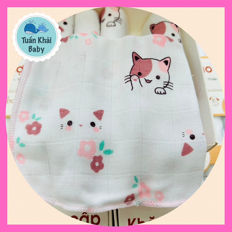 Khăn Sữa Sợi Tre Cao Cấp CUNCON Chính hãng Tiết kiệm - Hình ảnh 3