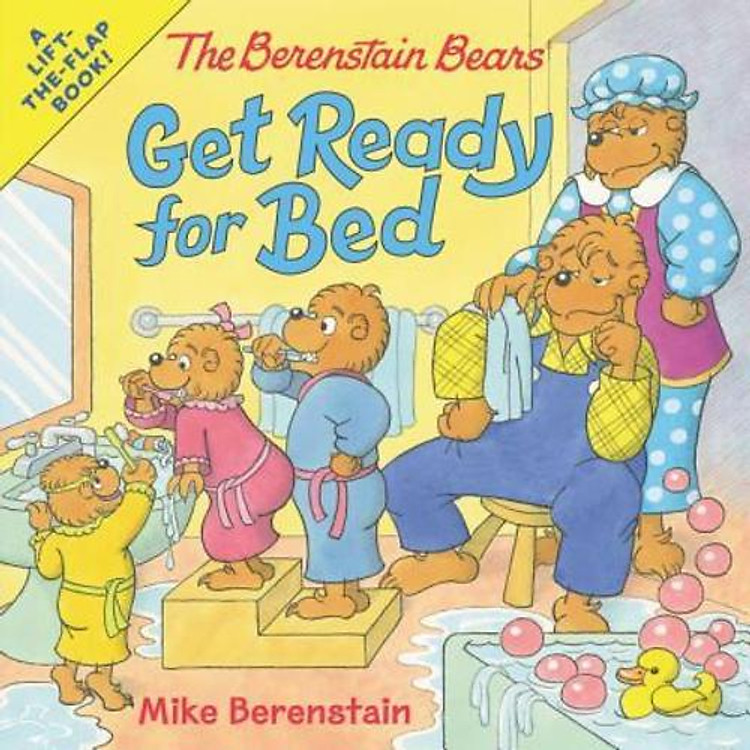 Sách - The Berenstain Bears Get Ready for Bed by Mike Berenstain (US edition, paperback)