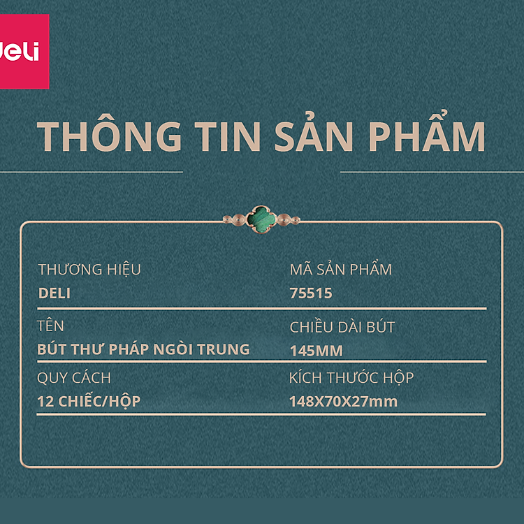 Bút Viết Thư Pháp Hán Tự Calligraphy Kanji Deli - Nhiều Kích Cỡ - Ảnh 7