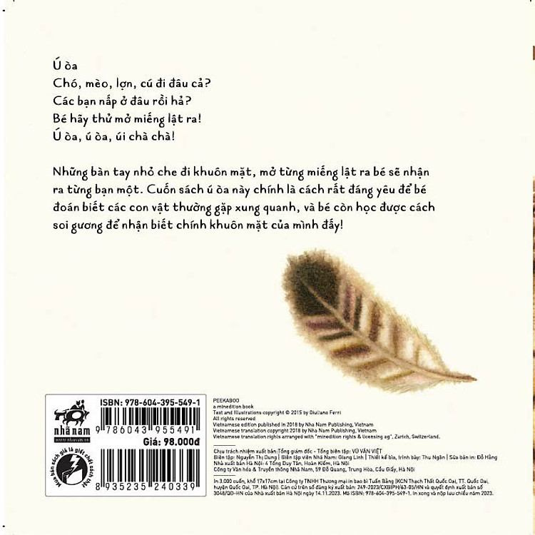 Sách Lật Tương Tác Song Ngữ 0 - 3 Tuổi - Ú Òa - Ảnh 2