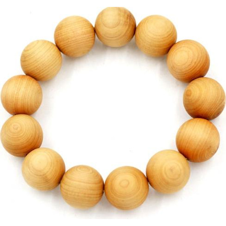 Chuỗi đeo tay gỗ ngọc am 18 ly 13 hạt