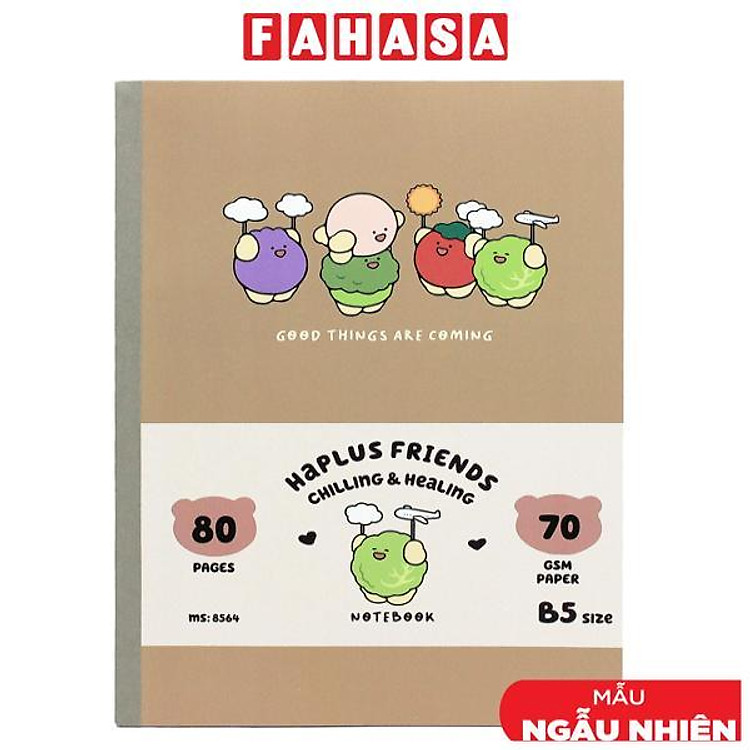 Tập Haplus Friends – Kẻ Ngang (80 trang, 70gsm)