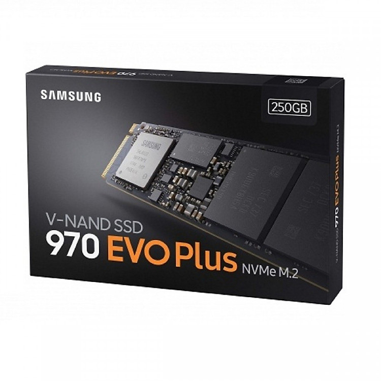 Ổ Cứ́ng SSD Samsung 970 EVO PLUS 250GB M2 2280 PCIe NVMe MZ- V7S250BW- Hàng Nhập Khẩu