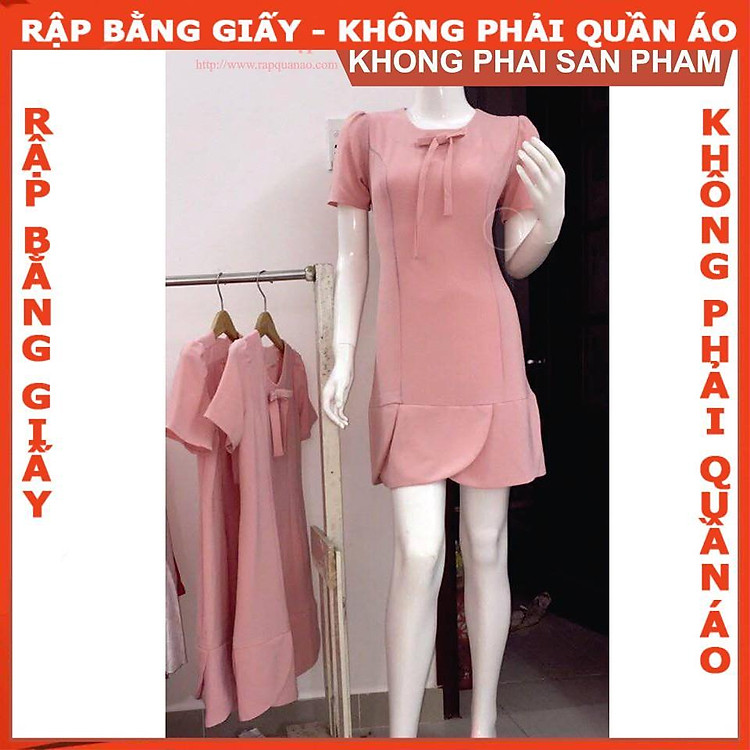 Rập giấy A0 đầm nữ mã 386 (BẢN VẼ) - Ảnh 2