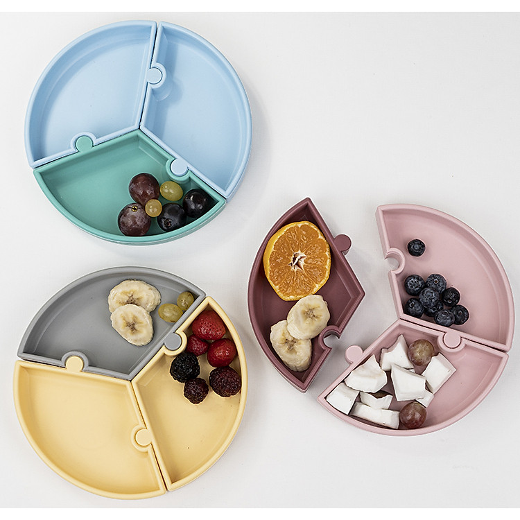 Khay ăn dặm silicone MinikOiOi cho bé Chính hãng Ưu đãi - Hình ảnh 3