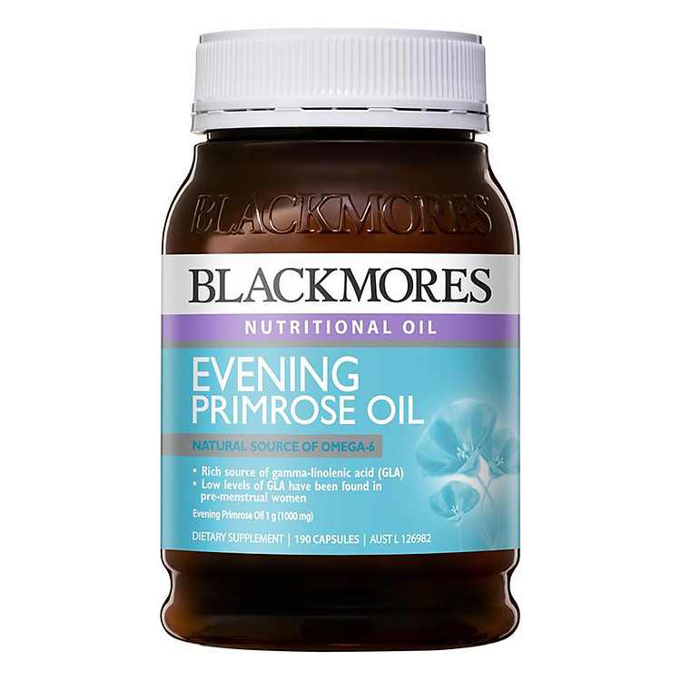 Thực phẩm chức năng Viên uống Tinh dầu Hoa Anh Thảo cân bằng Hormone nữ giới - Blackmores Evening Primrose Oil 190 Viên
