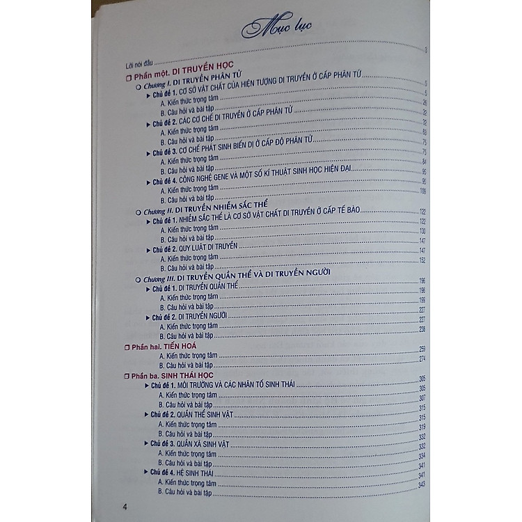 Bồi Dưỡng Học Sinh Giỏi Sinh Học 12 - Ảnh 2