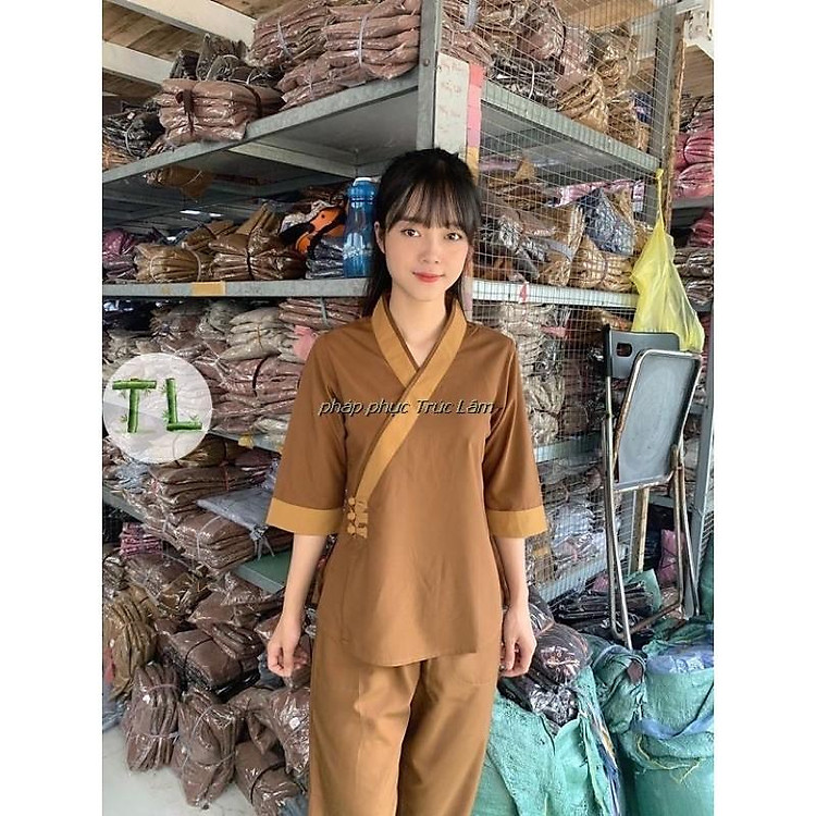 Đồ Lam Đi Chùa Phật Tử mấu xéo nhật 3 cút