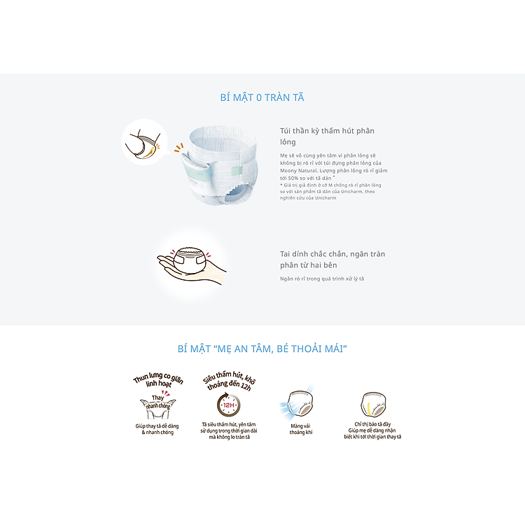 Mua Tã quần Moony Natural XL 32 miếng Đảm bảo Giá tốt - Hình ảnh 5