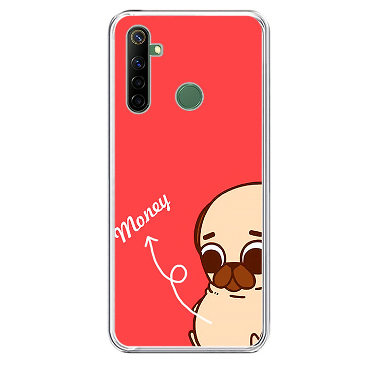 Ốp lưng điện thoại REALME 6i / REALME 5/5i/5s/C3 - Silicon dẻo - 0258 CUTEDOG07 - Hàng Chính Hãng