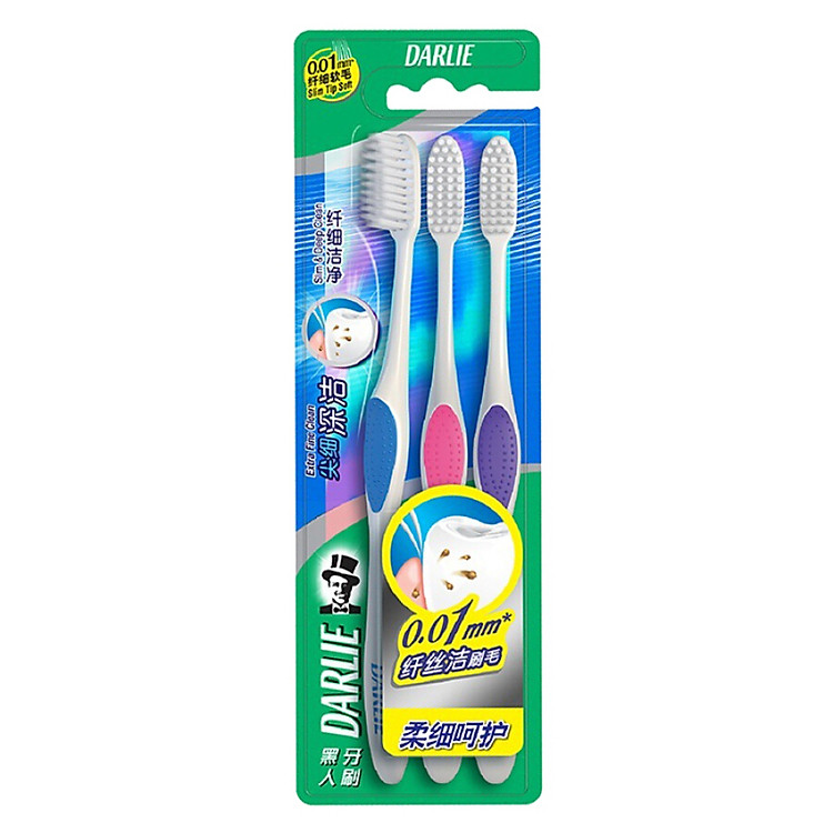 Bàn Chải Đánh Răng Sạch Sâu DARLIE (Vỉ 3 cây)