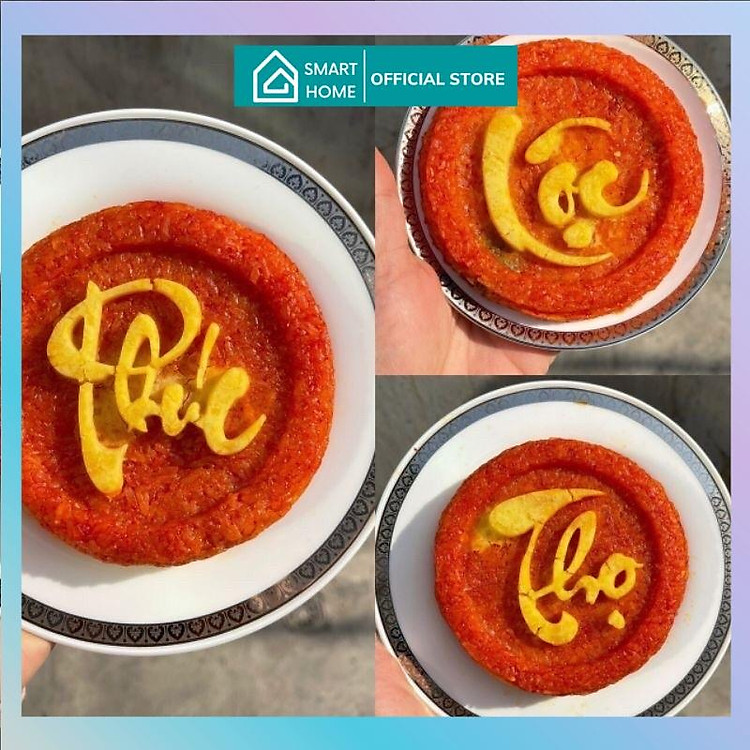 Khuôn Xôi Phúc Lộc Thọ Tết 2022 Chất Liệu Nhựa An Toàn Đường Nét Rõ Ràng Tinh Xảo