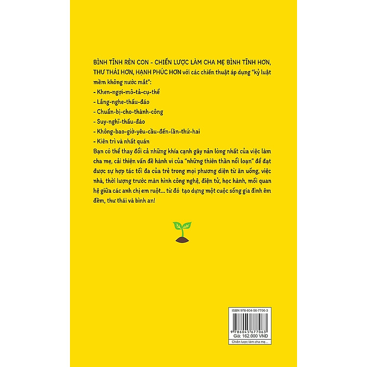 Bình Tĩnh Rèn Con - Chiến Lược Làm Cha Mẹ - Ảnh 2