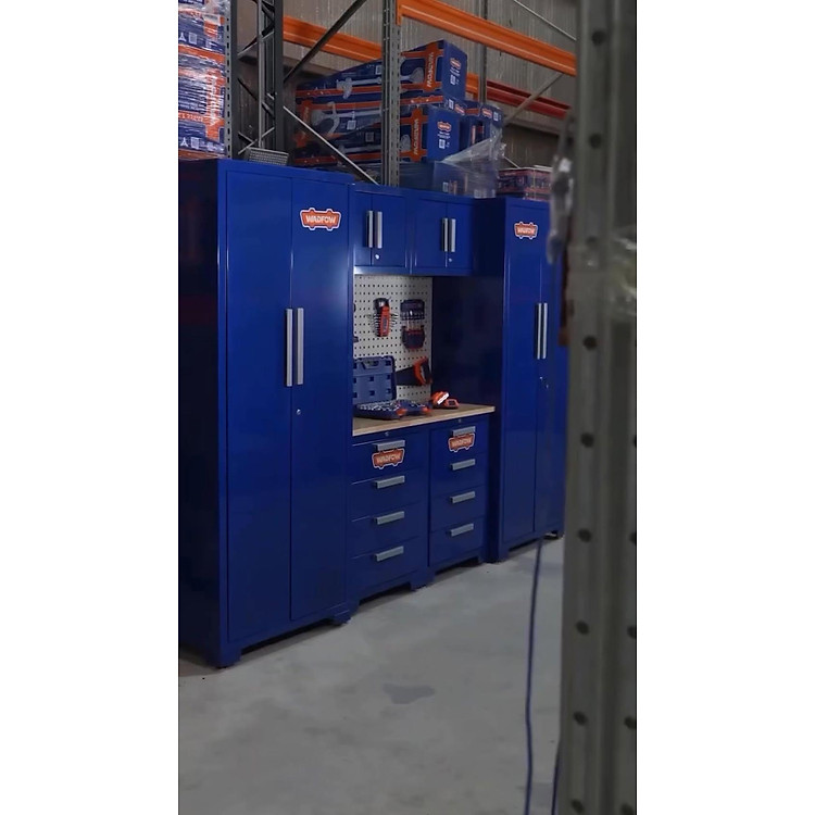 BỘ 8 TỦ LƯU TRỮ ĐỒ NGHỀ TRONG GARA 3300X472X 1925MM WADFOW WCS3A10 - HÀNG CHÍNH HÃNG
