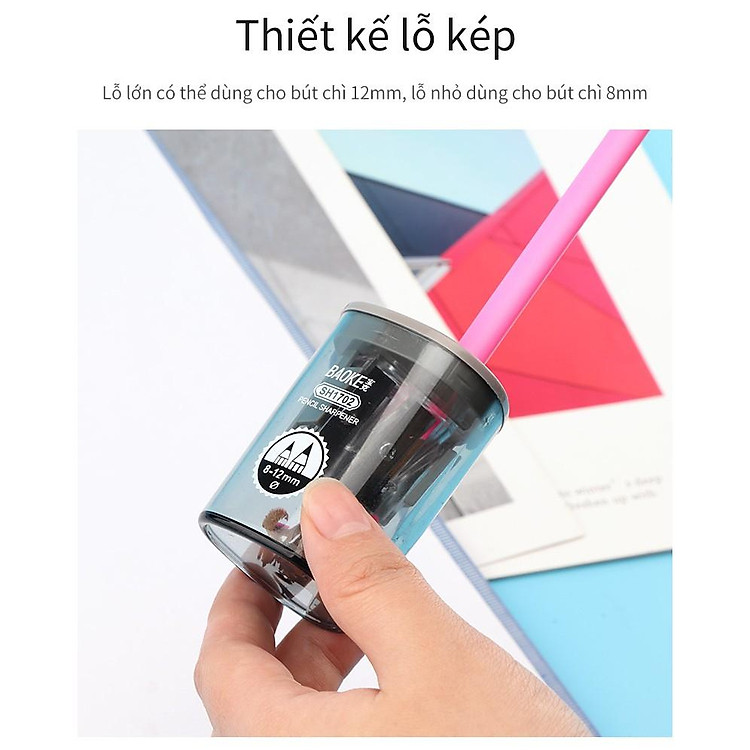 Chuốt Gọt Bút Chì BAOKE-4 (3 cái) - Ảnh 5