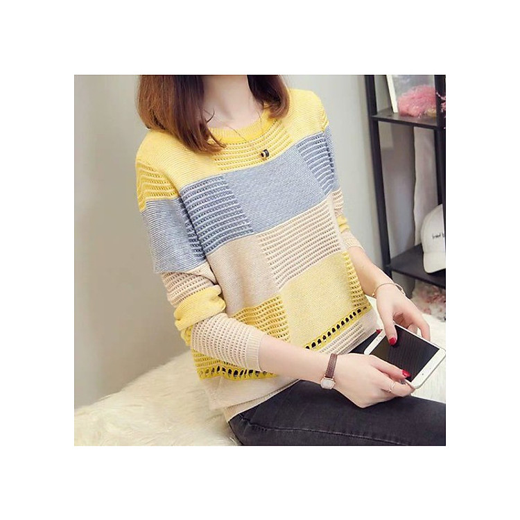 Áo len lưới mẫu mới 2019