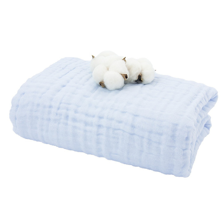 Khăn tắm vải bông 6 lớp L'Ange sợi bông cấp y tế và bao bì kháng khuẩn 70x120cm