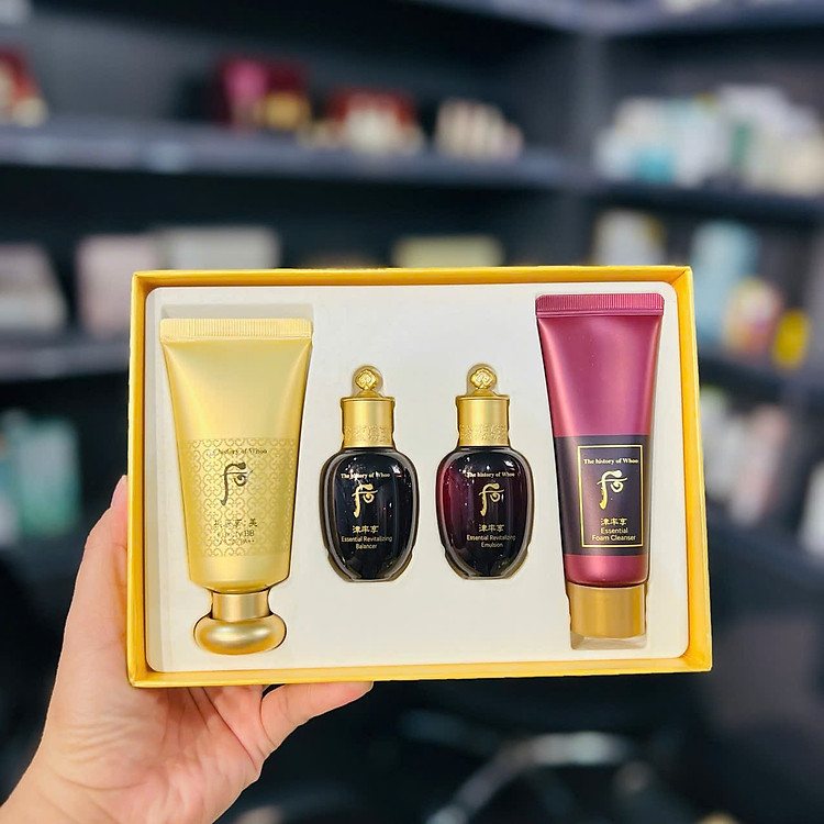 Set Kem BB Trang Điểm Whoo Cao Cấp Mi Luxury BB Cream SPF20/PA++ 45ml