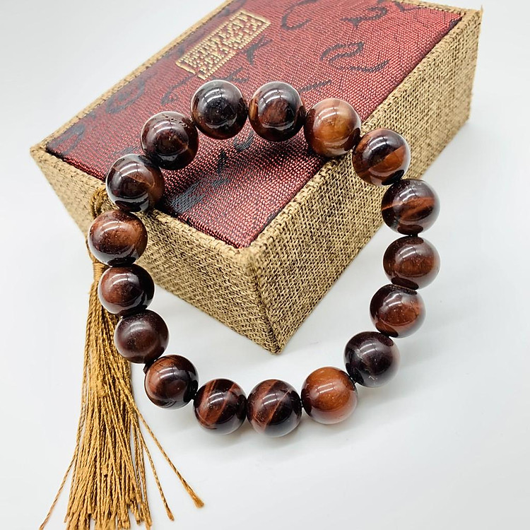 Vòng tay đá mắt hổ đỏ