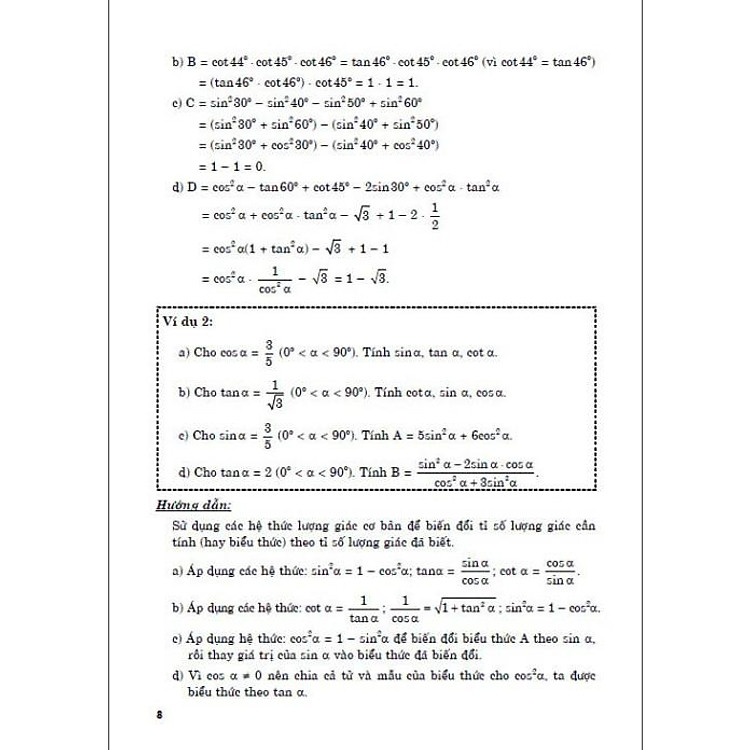 Toán Nâng Cao Hình Học 9 (Dùng Chung Các Bộ SGK Hiện Hành) - Ảnh 6