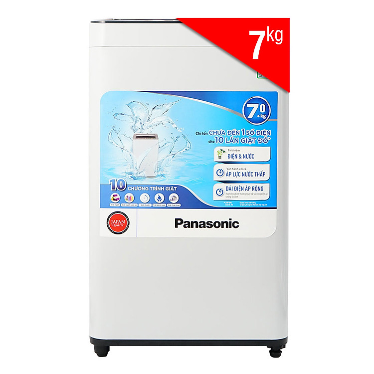 Máy Giặt Cửa Trên Panasonic NA-F70VB7HRV (7.0 Kg) - Hàng Chính Hãng