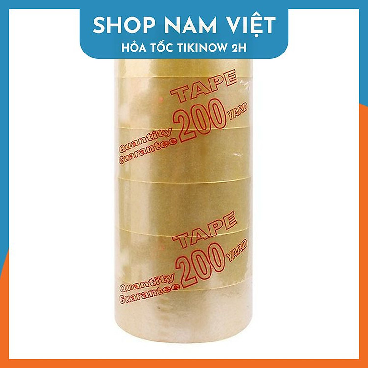 Băng Keo Trong Khổ 48mm (6 cuộn)