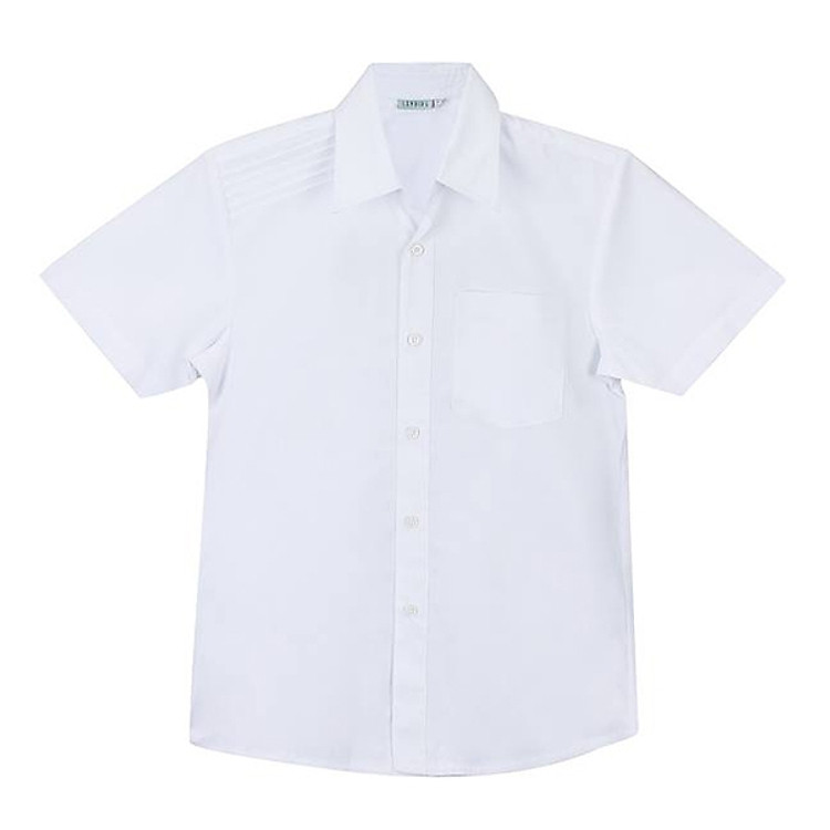 Áo Sơ Mi Học Sinh Nam Ply Vai Sanding - Trắng