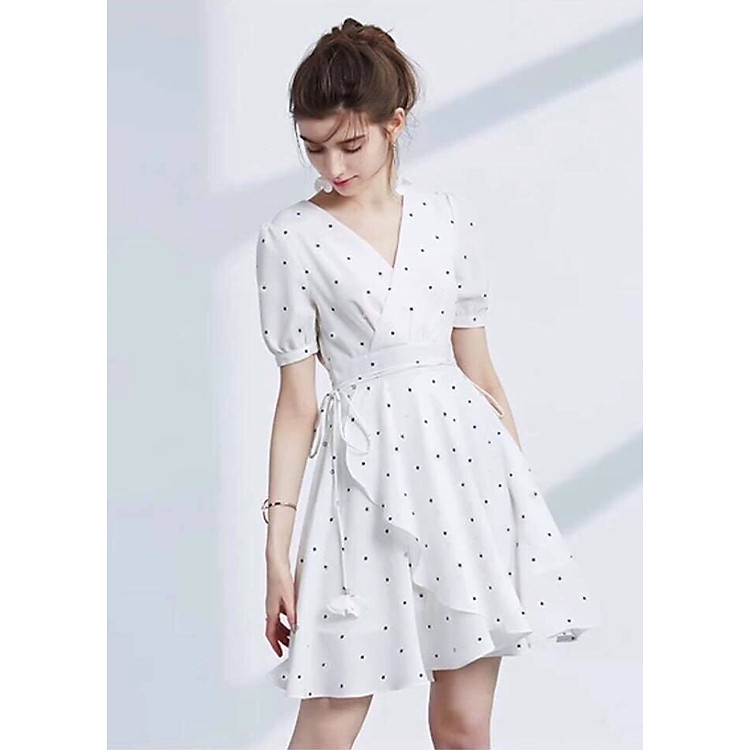 Đầm Nữ Xòe Chấm Bi Misa Fashion MS319