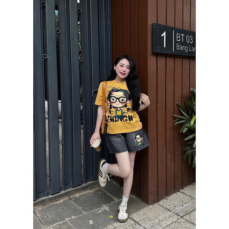 Set bộ cô gái tóc xù