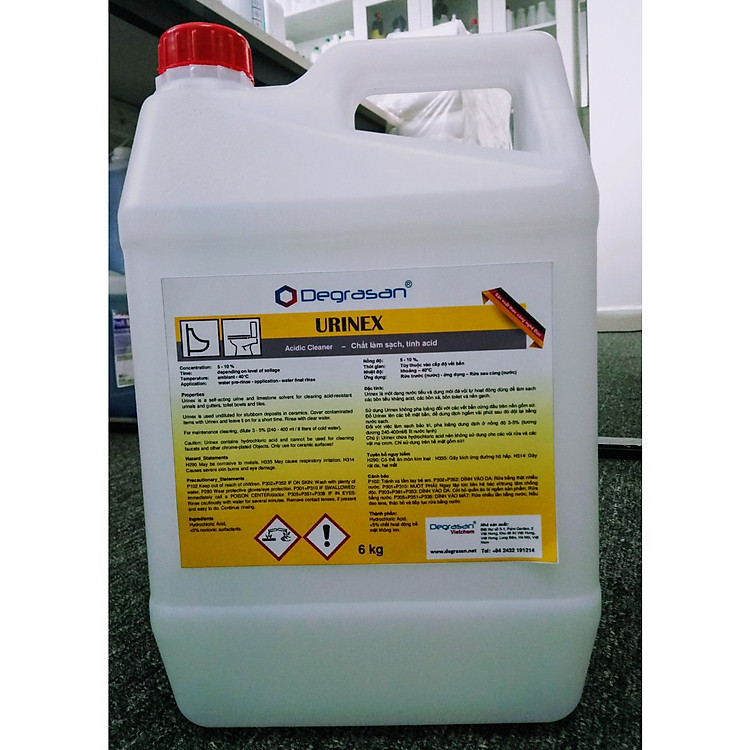 Làm sạch nhà vệ sinh, bồn tiểu lâu ngày Degrasan Urinex