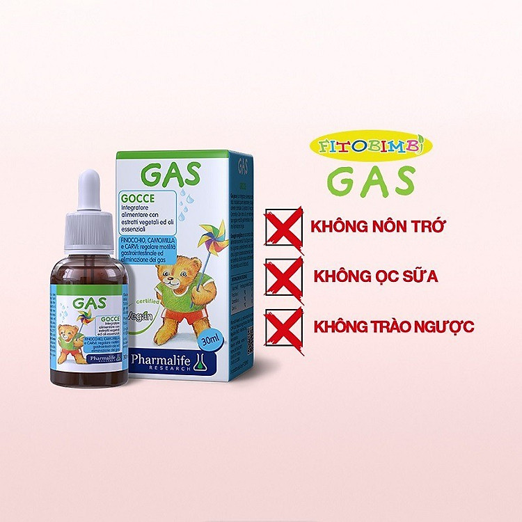 Fitobimbi GAS giảm nôn trớ trẻ 30ml Tin cậy Giá tốt - Hình ảnh 2