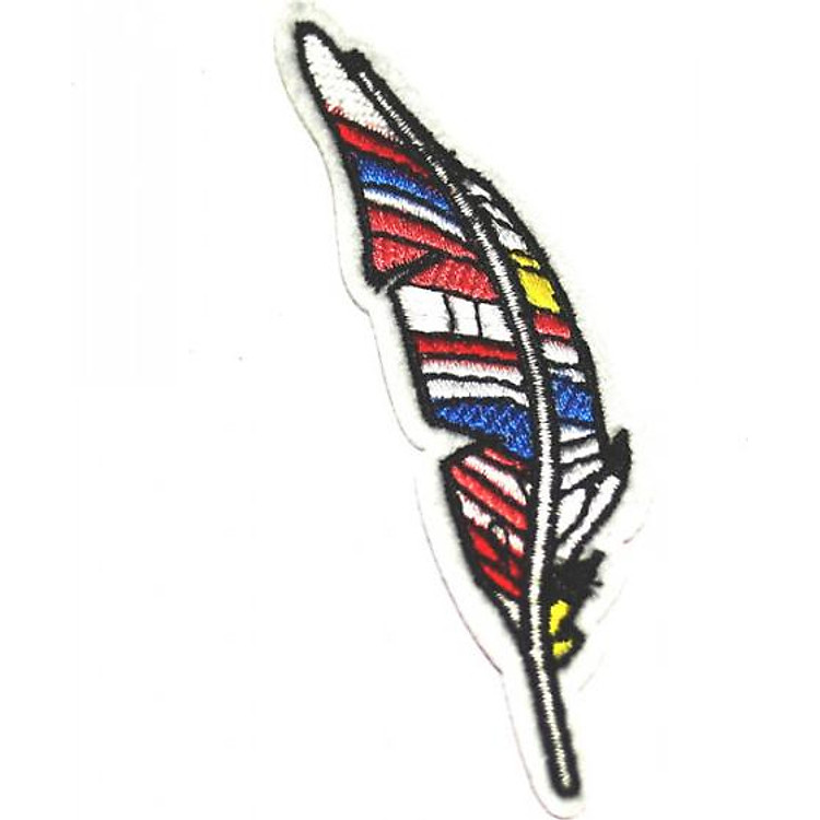 Patch ủi sticker vải - Lông chim