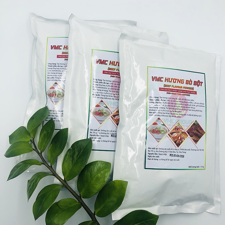 Hương bò bột VMC tăng hương cho sản phẩm giò bò, xúc xích hay nước dùng