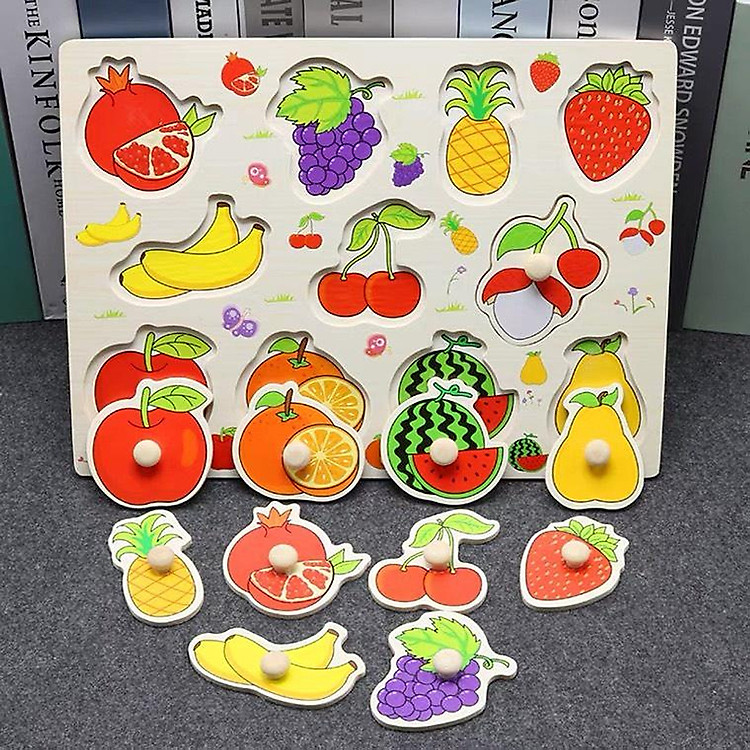 Mua Combo 6 Bảng Núm Gỗ Xếp Hình Chính hãng Tiết kiệm - Hình ảnh 4