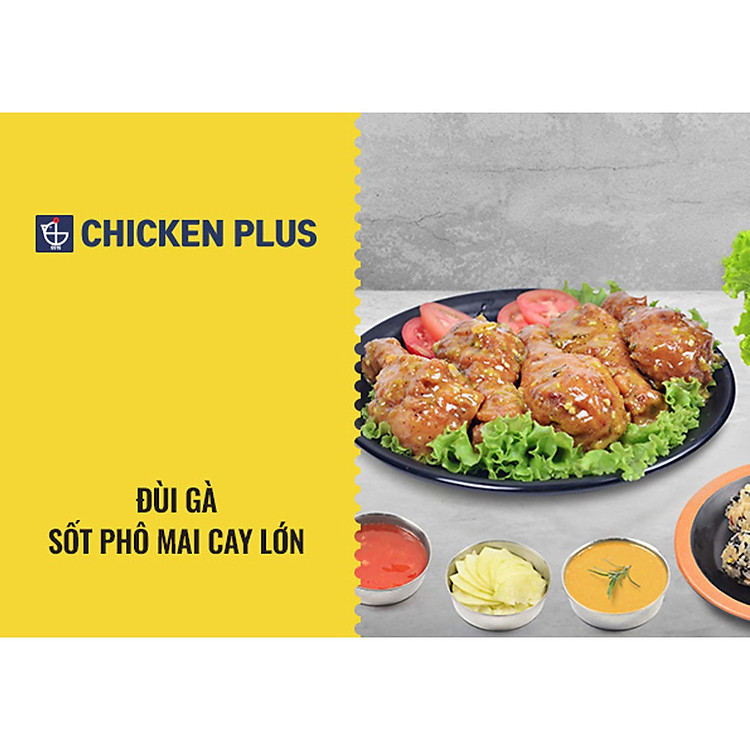 Chicken Plus - Đùi Gà Sốt Phô Mai Cay