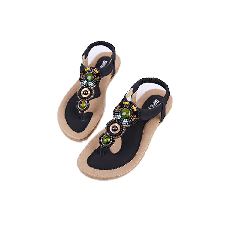 Sandal quai kẹp thổ cẩm mẫu mới - 14LA